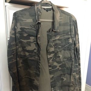 Topshop tall camo jacket